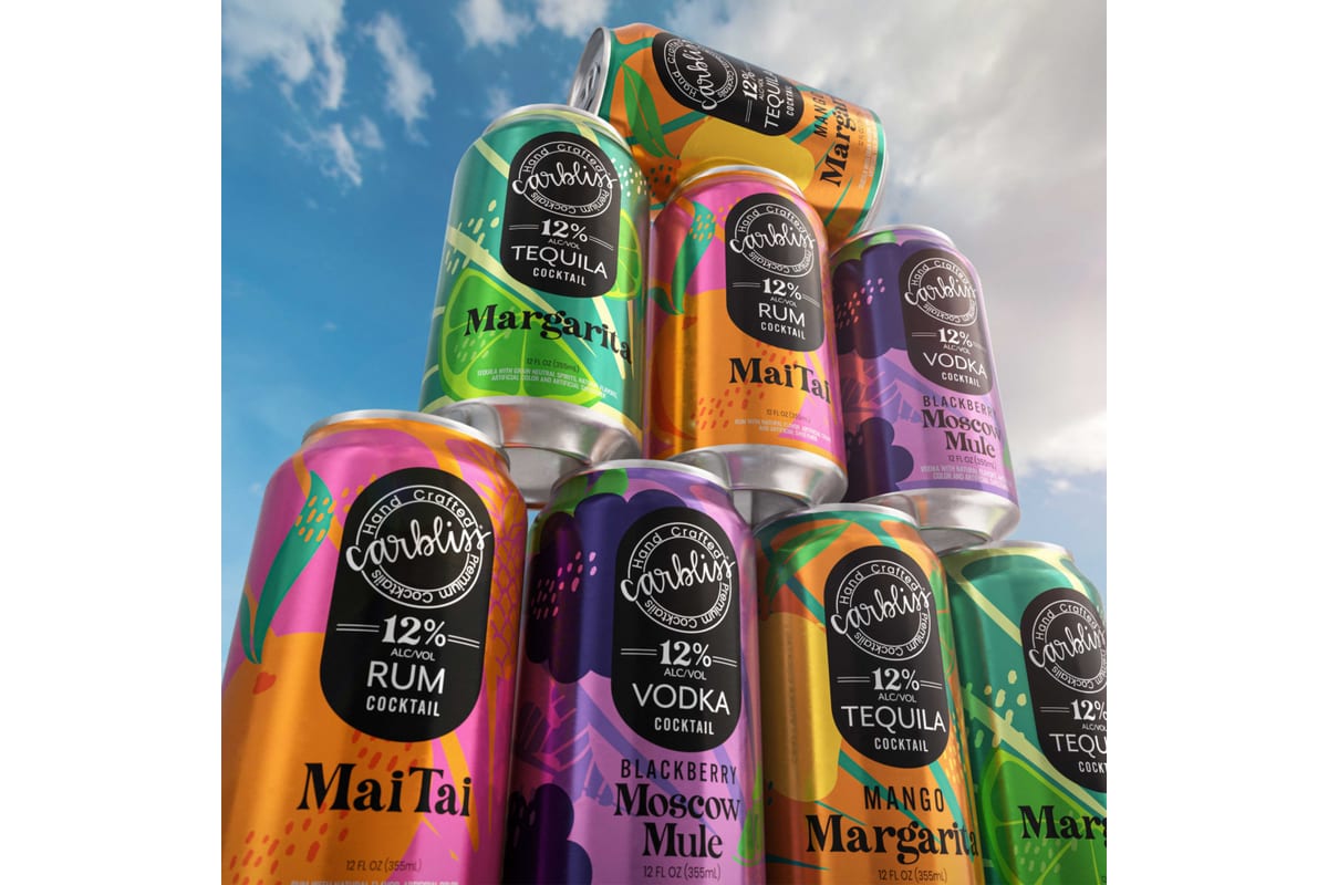 Carbliss adds a 12% ABV, zero-sugar canned cocktail line