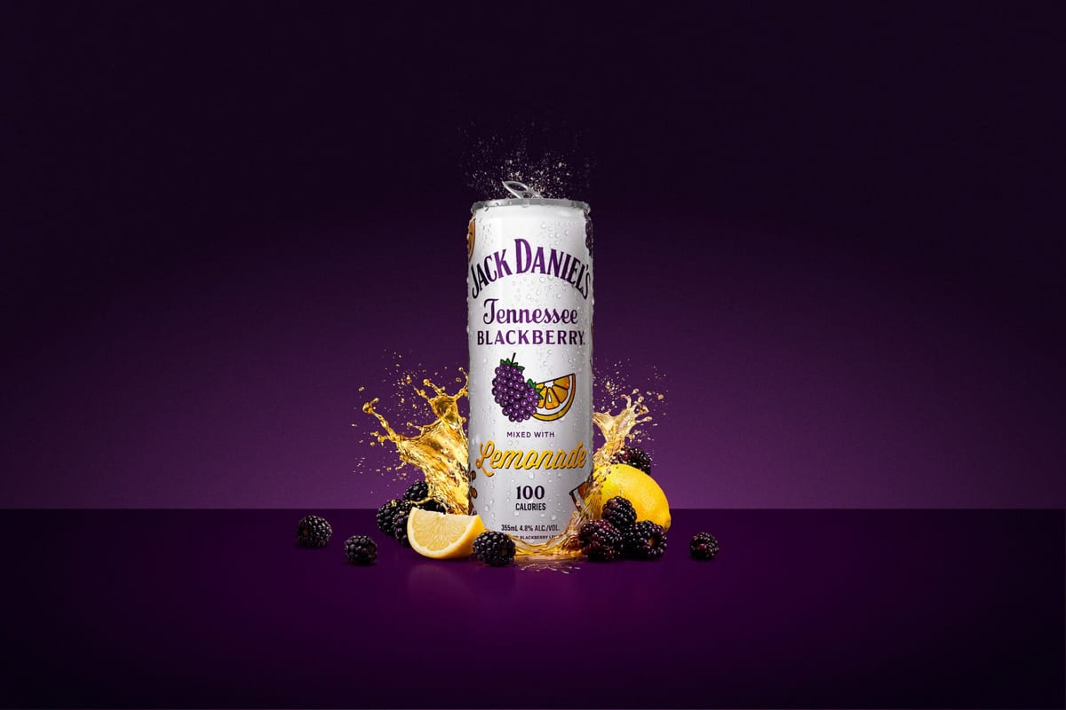 Jack Daniel's cans its Tennessee Blackberry and lemonade cocktail