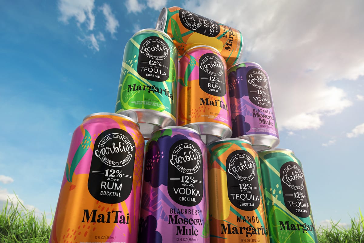 Carbliss adds a 12% ABV canned cocktail line in four flavors