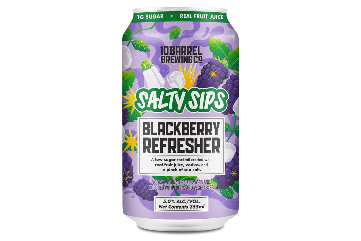 10 Barrel adds Blackberry Refresher to its Salty Sips RTD line