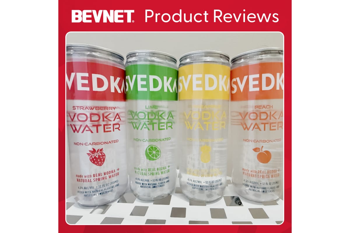 Svedka enters RTD category with vodka water line