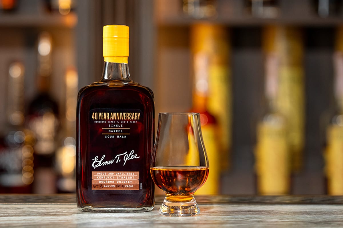 Buffalo Trace bottles first uncut Elmer T. Lee for the label's 40th, sold via new lottery