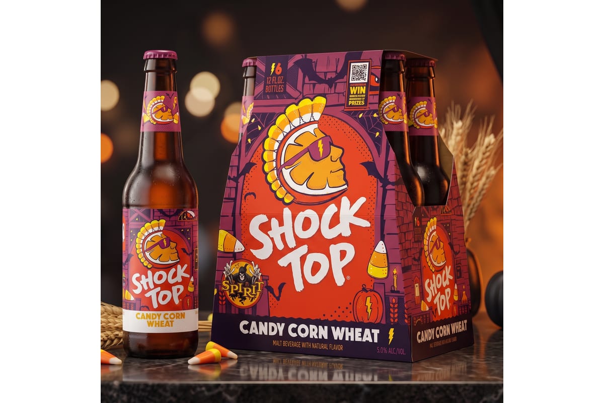 Shock Top brews a candy corn beer with Spirit Halloween