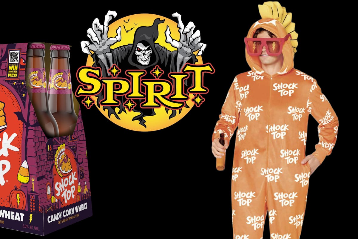 Shock Top ties up with Spirit Halloween for a limited-edition beer and costume