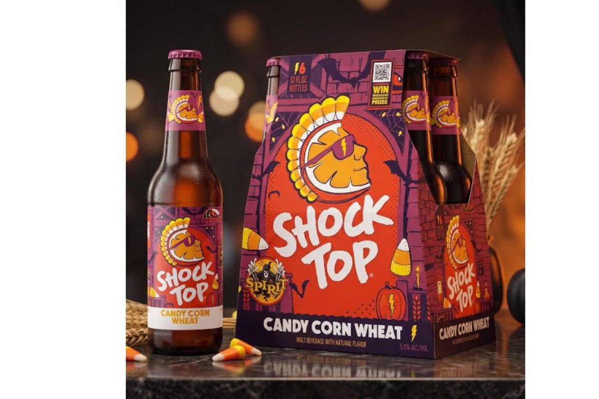 Shock Top brews a candy corn wheat ale with Spirit Halloween